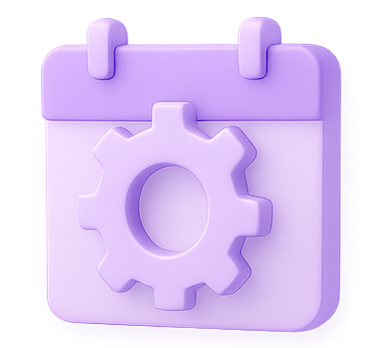 3D cloud backup icon representing automated website backups.