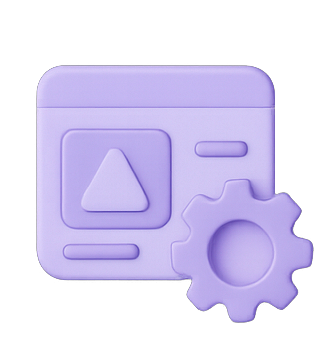 3D screen and product mockup icon representing brand applications.
