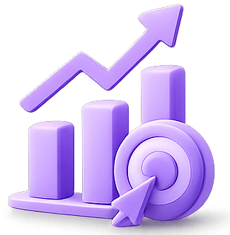 3D speed meter icon representing website performance improvements.